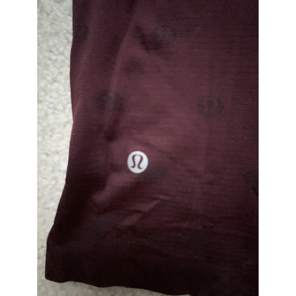 RARE - NWT Lululemon Swiftly Tech Long Sleeve 2.0 Shirt Logo Printed 10 - Picture 5 of 6